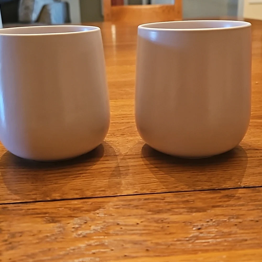 Waterdrop Double-Walled Porcelain Cup Set